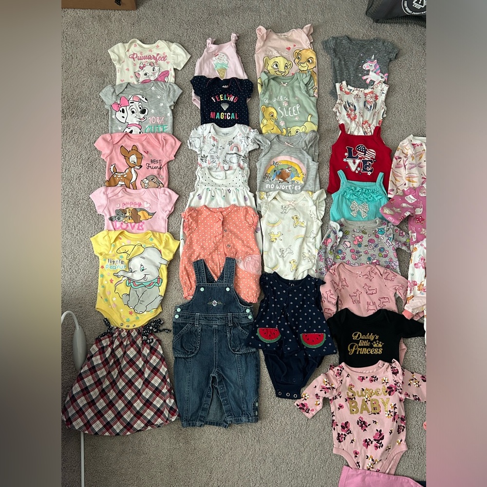 Bundle baby girl clothes 0-3m